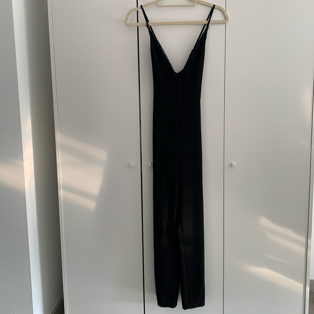 Leith Black Lace Jumpsuit Size XS - Picture 2 of 6